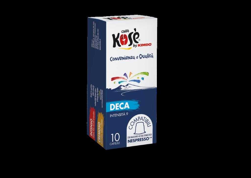 Caffè Kosè ha un nuovo look: via al restyling del packaging