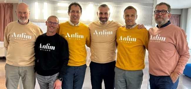 La nuova Squadra ANFIM (da sinistra a destra): Claudio Fontana, Emanuele Sala, Marco Antonelli, Giovanni Vedovato, Marco Teodorani e Domenico Pugliese