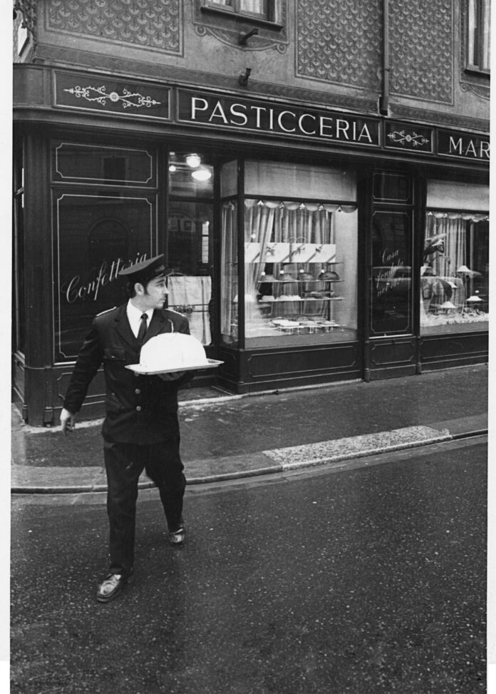 Un'immagine storica della Pasticceria Marchesi (foto concessa)