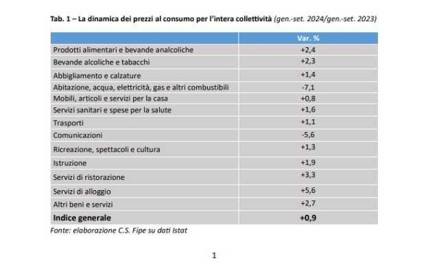 fipe inflazione