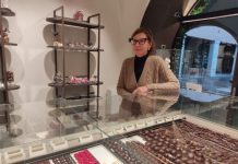 Simona Solbiati nella sua Boutique bresciana