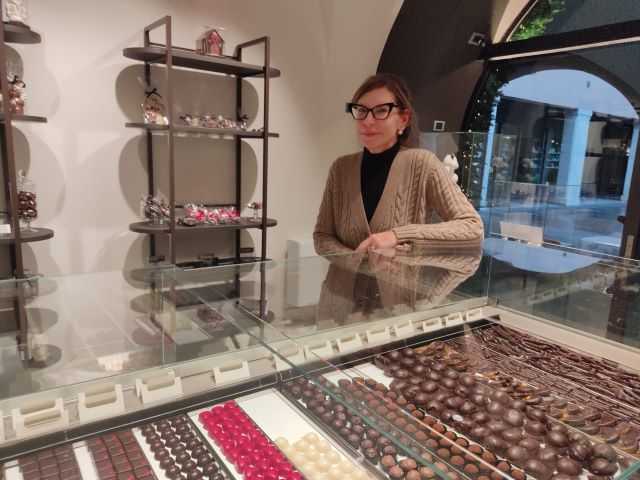 Simona Solbiati nella sua Boutique bresciana